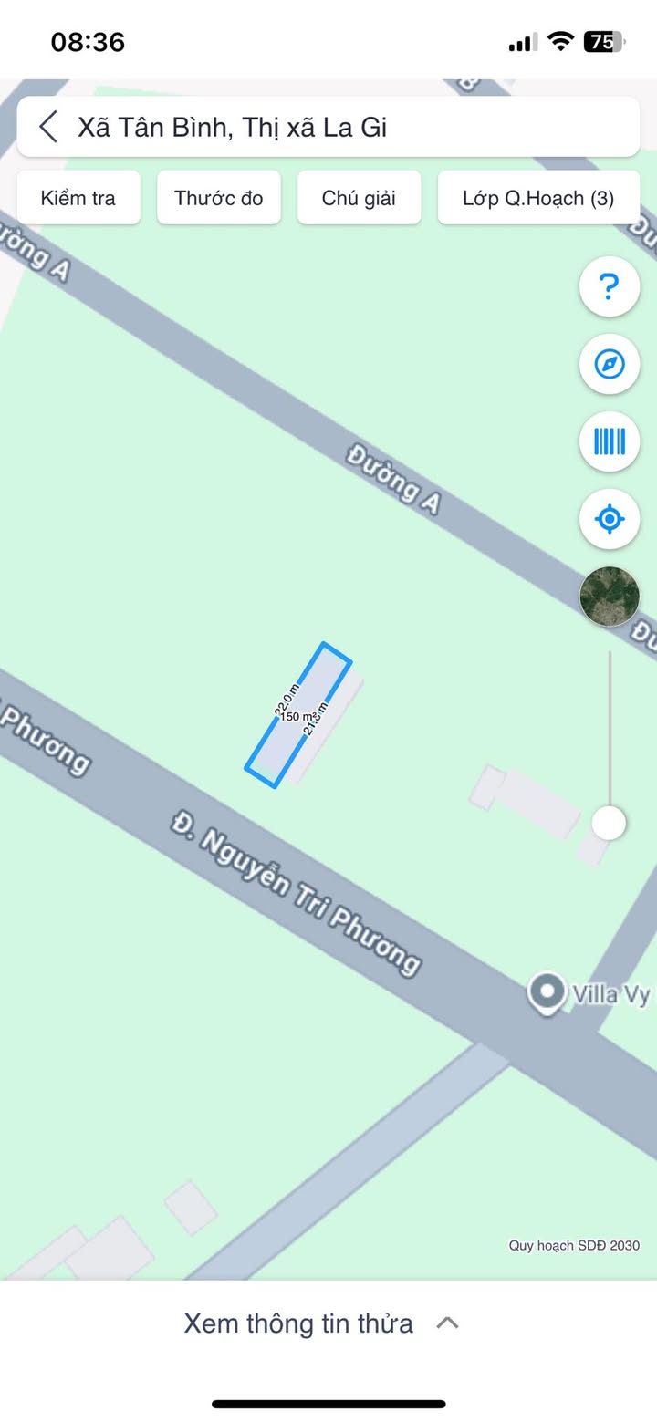 Đất thổ cư mặt tiền Nguyễn Tri Phương, La Gi, 150m² giá 2 tỷ - Đầu tư sinh lời tuyệt vời!