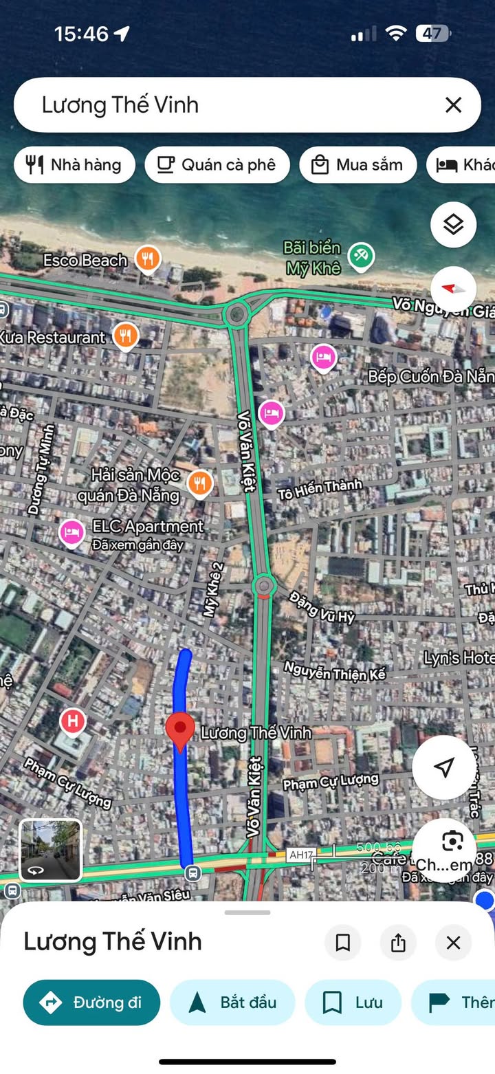 Đất đẹp 207m² mặt tiền Lương Thế Vinh, Đà Nẵng - Đầu tư sinh lời ngay!