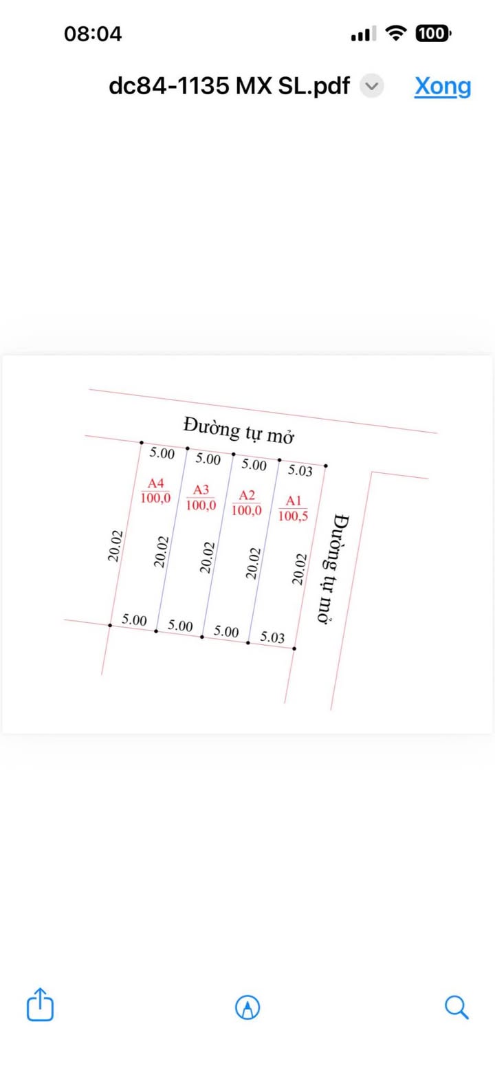 Đất nền Phú Mỹ Bà Rịa - Vũng Tàu, 100m² giá 200 triệu - Sổ đỏ chính chủ