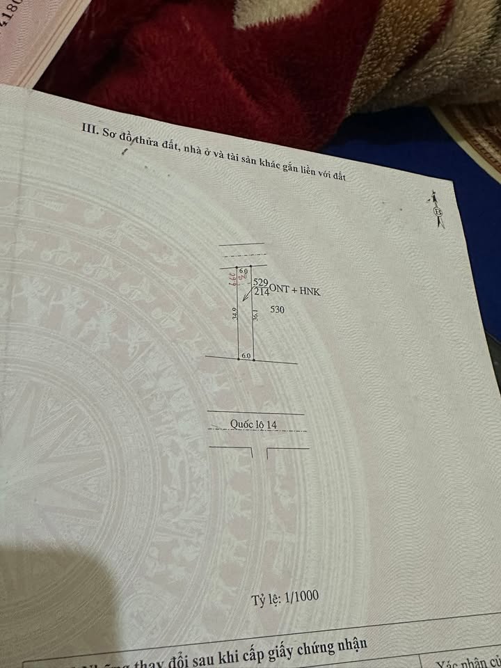 Nhà mặt tiền Quốc lộ 14 Trúc Sơn 216m² giá 2.75 tỷ - Cơ hội đầu tư tuyệt vời!