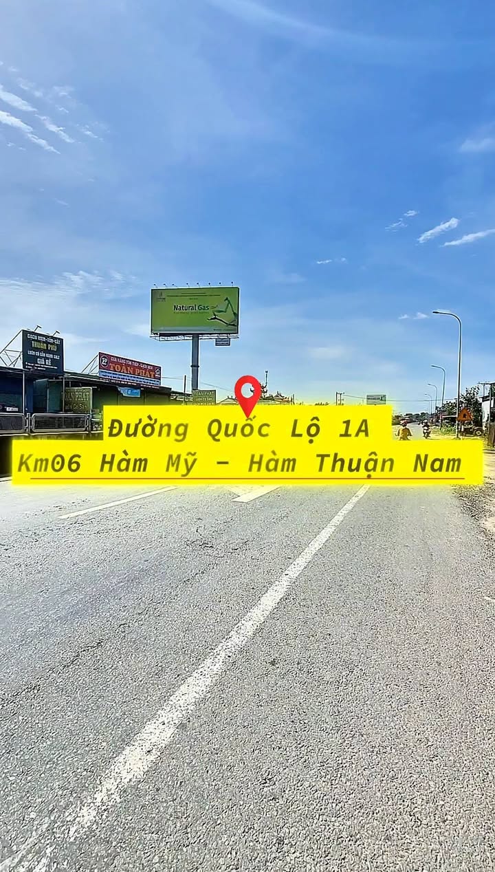 Đất thổ cư mặt tiền Quốc Lộ 1A - Hàm Mỹ - 117m² giá 2.5 tỷ - Đầu tư sinh lời!