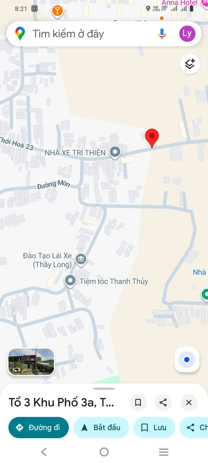 Đất thổ cư mặt tiền Thới Hòa 200m² giá 2.3 tỷ - Đường thông thoáng, cao ráo!