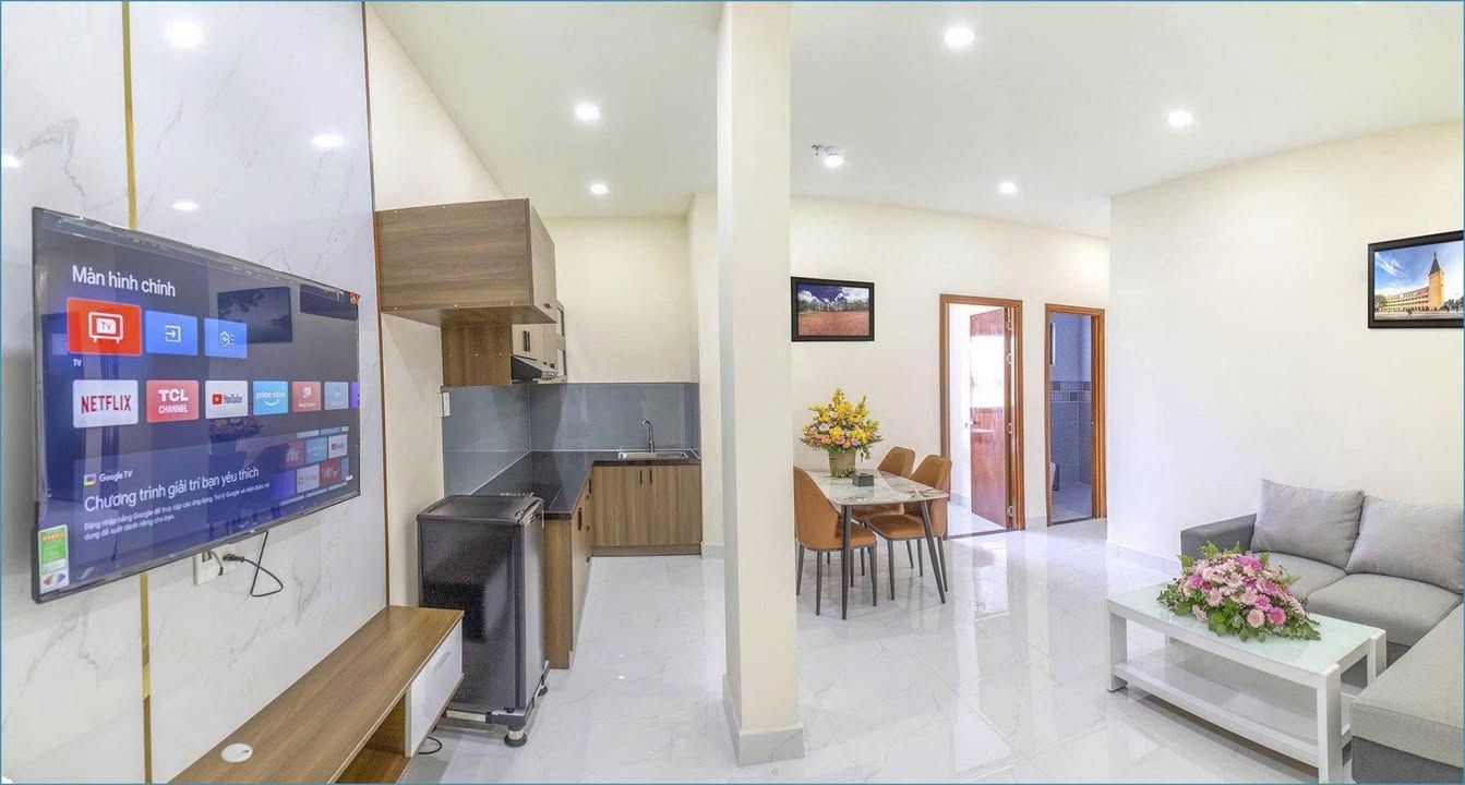 Căn hộ 2 phòng ngủ La Sơn Phu Tử, Đà Lạt 70m² - Nội thất cơ bản, giá chỉ từ 9.5 triệu!