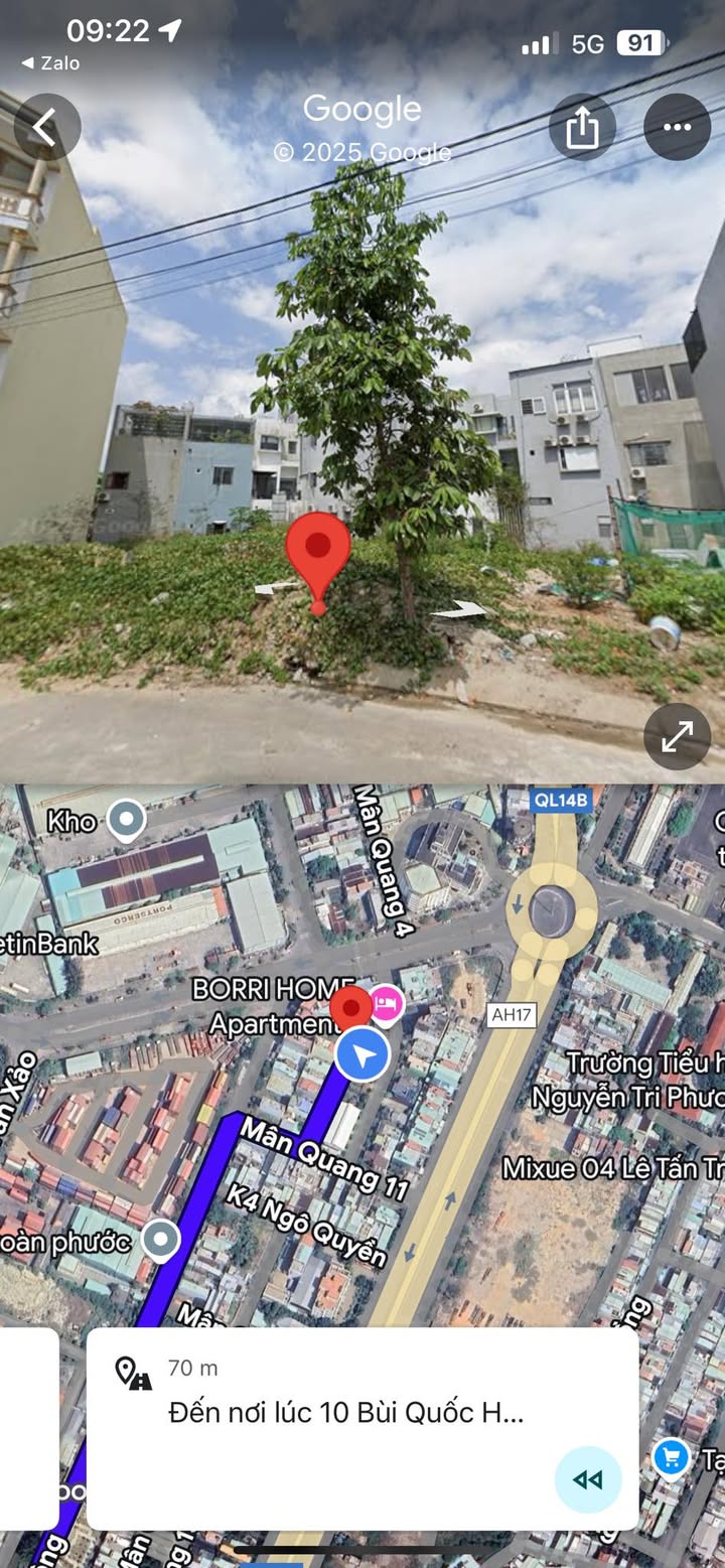 Đất nền Mân Quang 10, Sơn Trà, Đà Nẵng 300m² giá 15 tỷ - Đầu tư sinh lời lý tưởng!