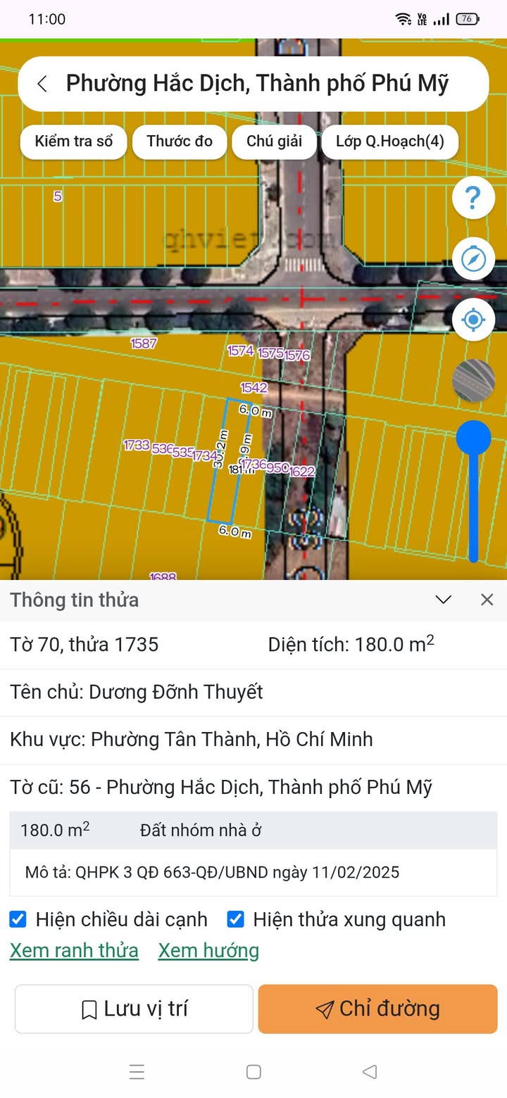 Đất thổ cư Hắc Dịch 180m² giá 1.299 tỷ - Đầu tư sinh lời ngay!