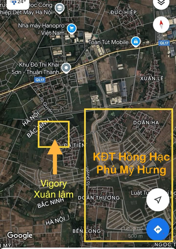 Đất nền dự án Vigory Thuận Thành 100m² giá 4.4 tỷ - Cơ hội đầu tư hấp dẫn!