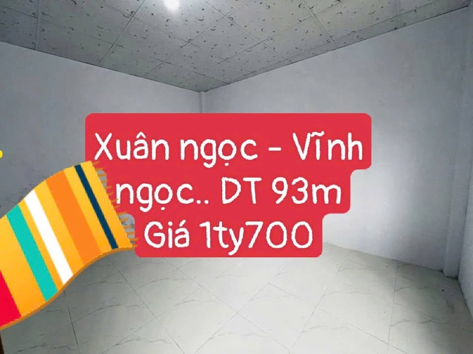 Nhà bán Vĩnh Ngọc, Nha Trang 93m² giá 1.7 tỷ - Đất sạch, sổ hồng đầy đủ!