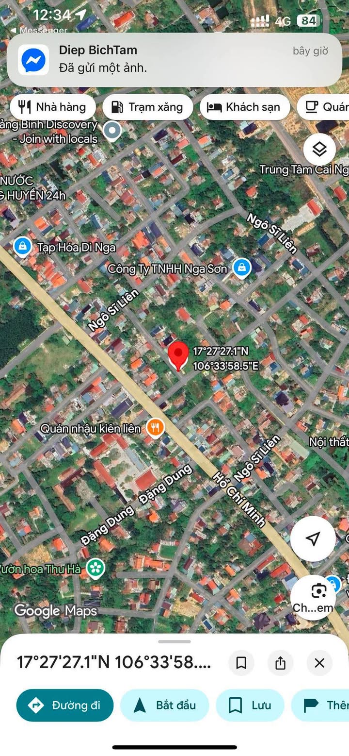 Đất nền Đồng Sơn, Đồng Hới 179m² giá chỉ 600 triệu - Cơ hội đầu tư hấp dẫn!