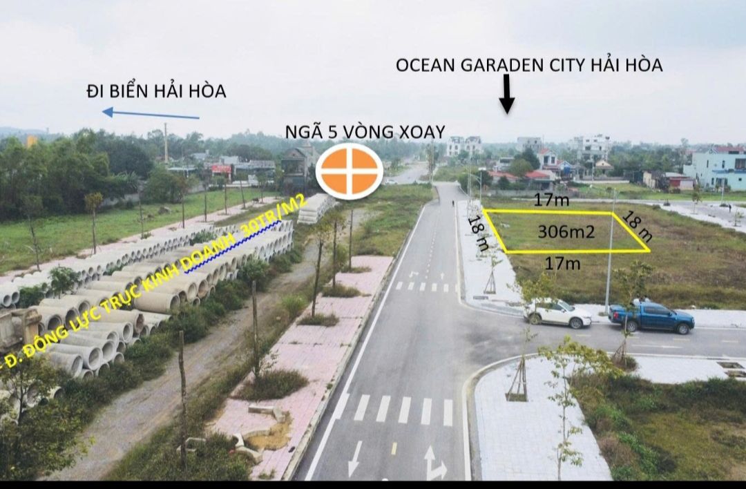 Đất biệt thự Hải Hòa 306m² giá thỏa thuận - Đầu tư sinh lời tuyệt vời!