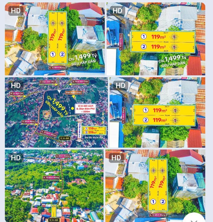 Đất nền Trường An, Huế 115m² giá 1.499 tỷ - Cơ hội đầu tư tuyệt vời!