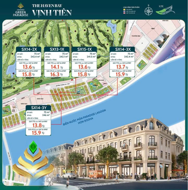 Biệt thự Vinhomes Cần Giờ 75m² giá 13 tỷ - Vị trí đắc địa, tiềm năng sinh lời!