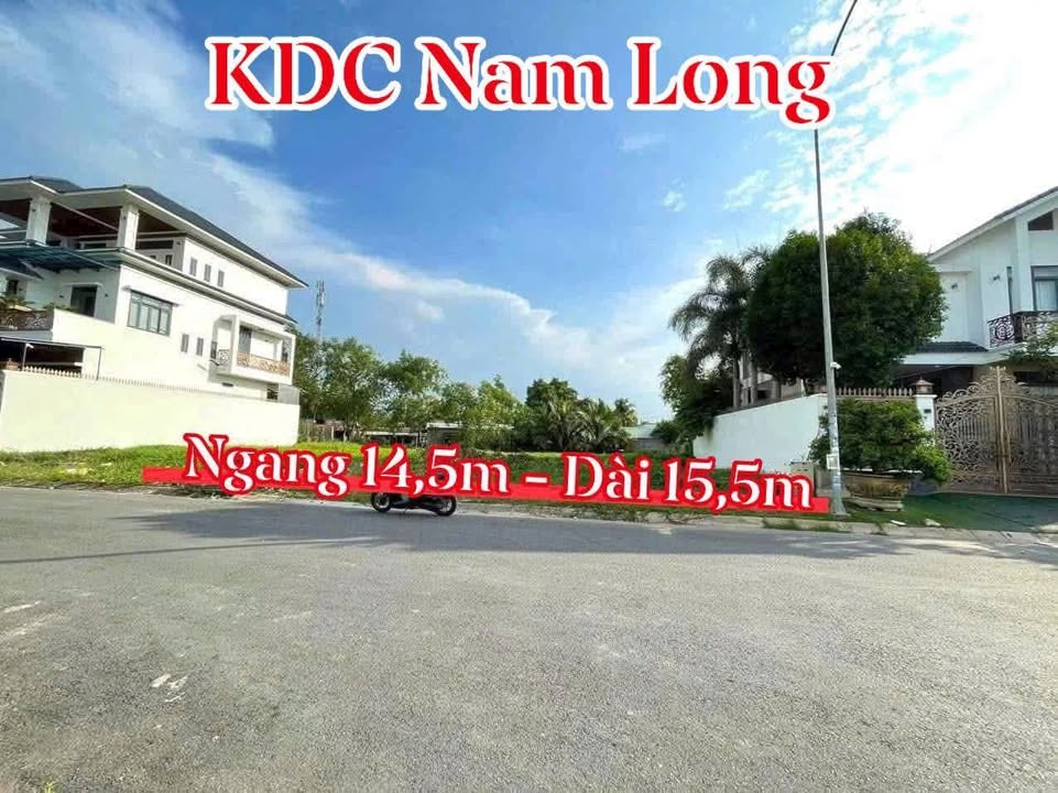 Đất nền biệt thự KDC Nam Long Cần Thơ 224.75m² giá 8.999 tỷ - Sổ hồng chính chủ, sang tên ngay!