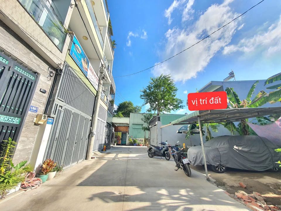 Đất Hẻm 4 Đường 100A, Tân Phú, Thủ Đức 75m² giá 4.5 tỷ - Sổ hồng riêng
