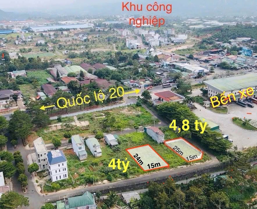 Đất Biệt Thự Nghỉ Dưỡng Ruby City Bảo Lộc 350m² giá 4 tỷ - Đầu Tư Sinh Lời!