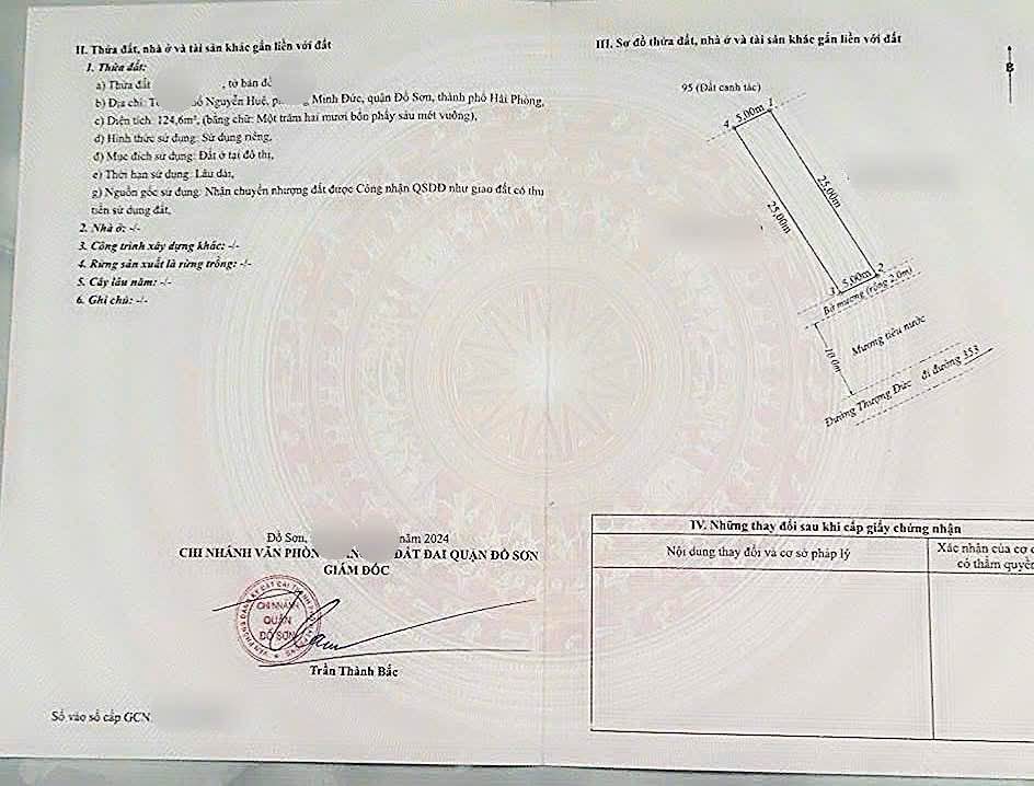 Lô đất mặt đường Thượng Đức, Nam Đồ Sơn, 124.6m² chỉ 2.99 tỷ - Đầu tư sinh lời ngay!