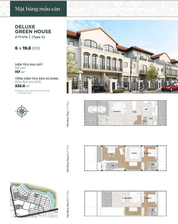 Nhà phố Valencia (River Park) - Aqua City 117m² giá 5.9 tỷ - Cơ hội đầu tư không thể bỏ lỡ!