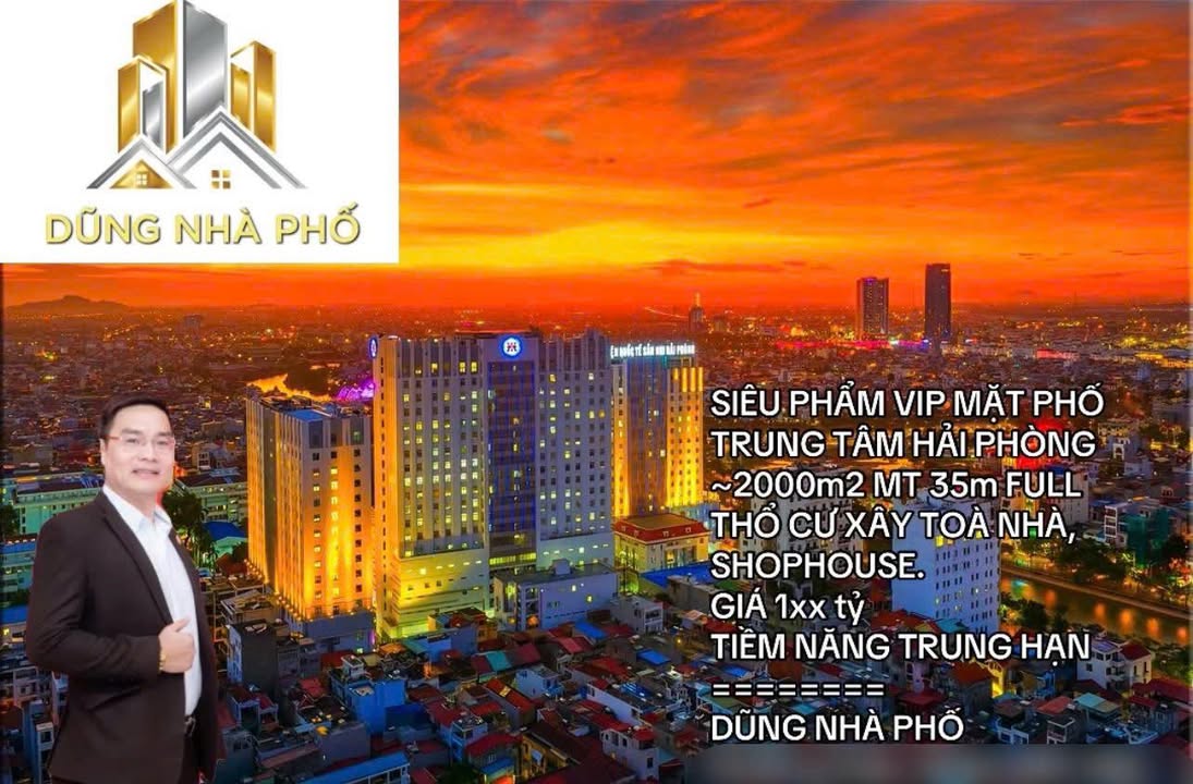 Đất ở đô thị Trần Hưng Đạo, Hải Phòng 2000m² giá 100 tỷ - Tiềm năng đầu tư mạnh mẽ!