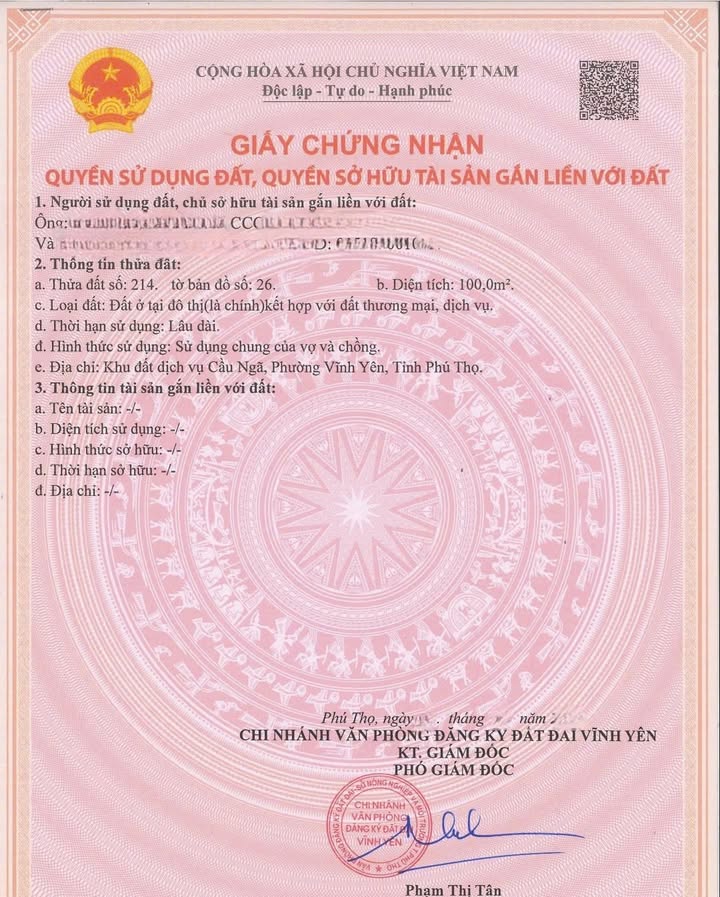 Nhà 3 tầng Hội Hợp, Vĩnh Yên 100m² - Đầy đủ công năng sử dụng!