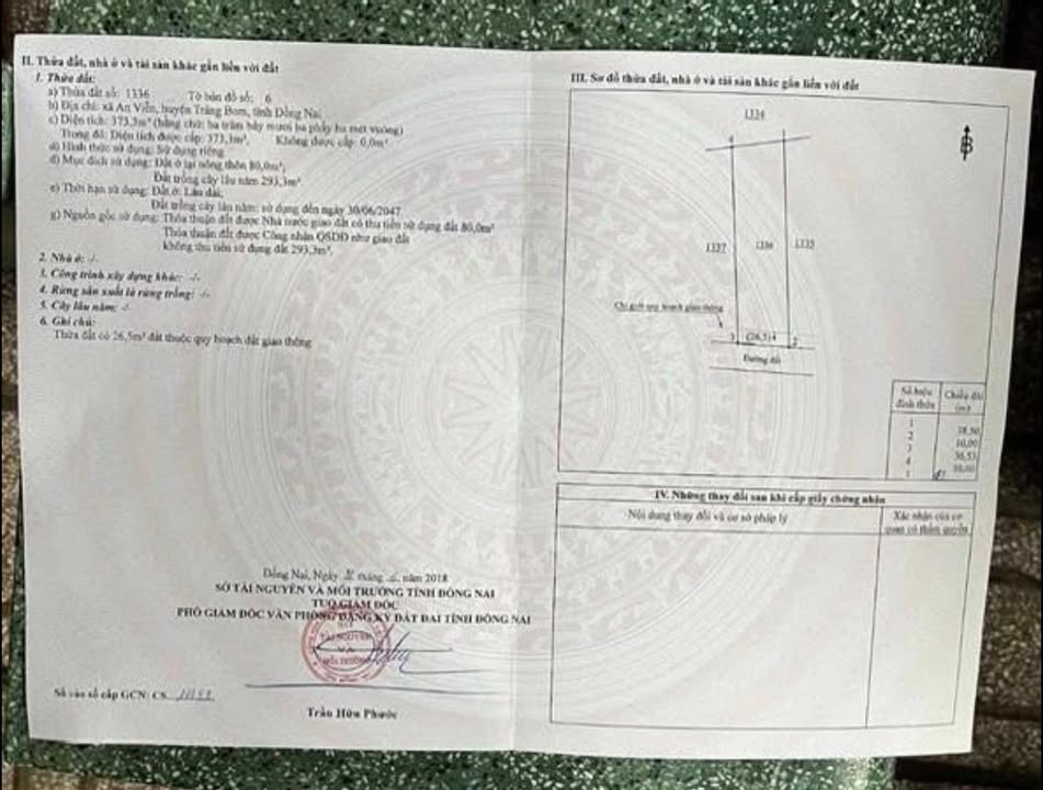 Đất nền An Viễn Trảng Bom 370m² giá 2 tỷ - Cơ hội đầu tư tuyệt vời!