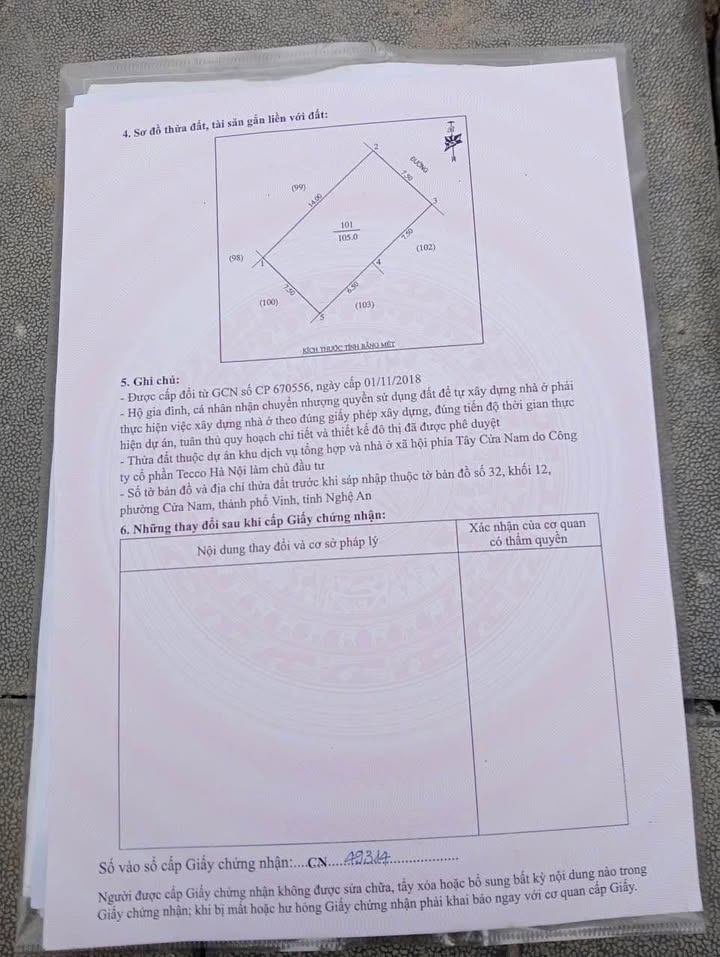 Đất kèm nhà cấp 4 khu Tecco Nam Thanh 105m² giá 3.48 tỷ - Cơ hội đầu tư tuyệt vời!