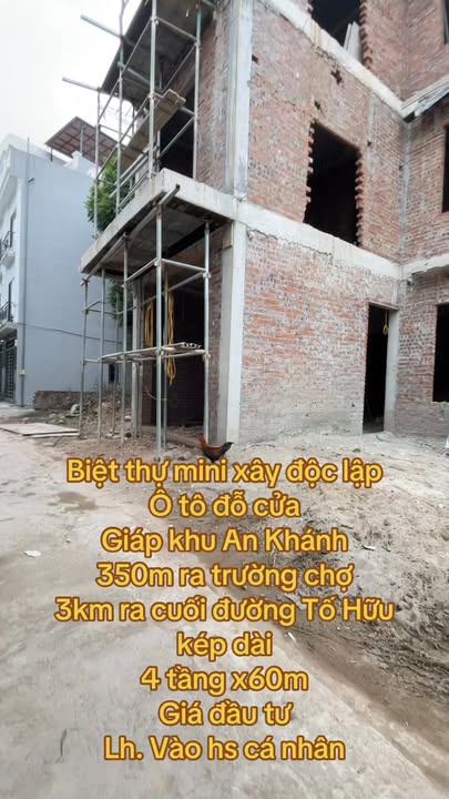 Biệt thự mini độc lập tại Hà Đông 60m² giá 5 tỷ - Sân cổng riêng ô tô đỗ cửa!