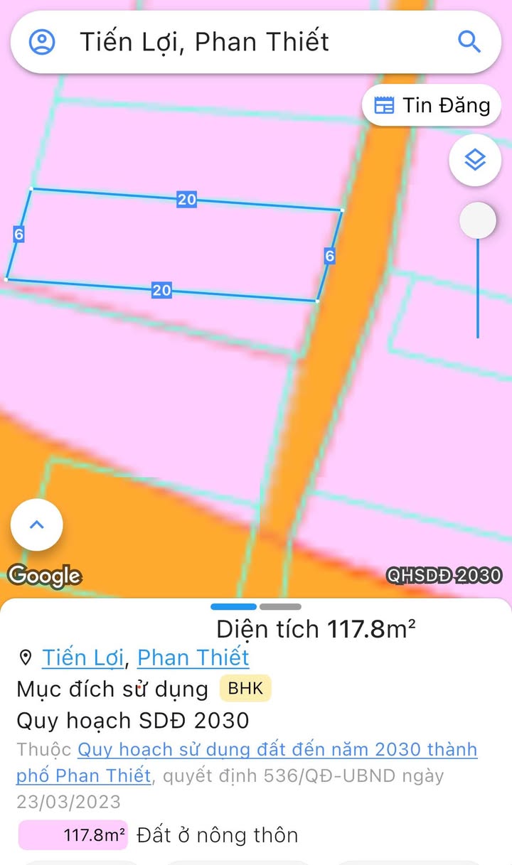 Đất nền 117m² Tuyên Quang, Phan Thiết - Giá siêu hời, sổ đỏ chính chủ!