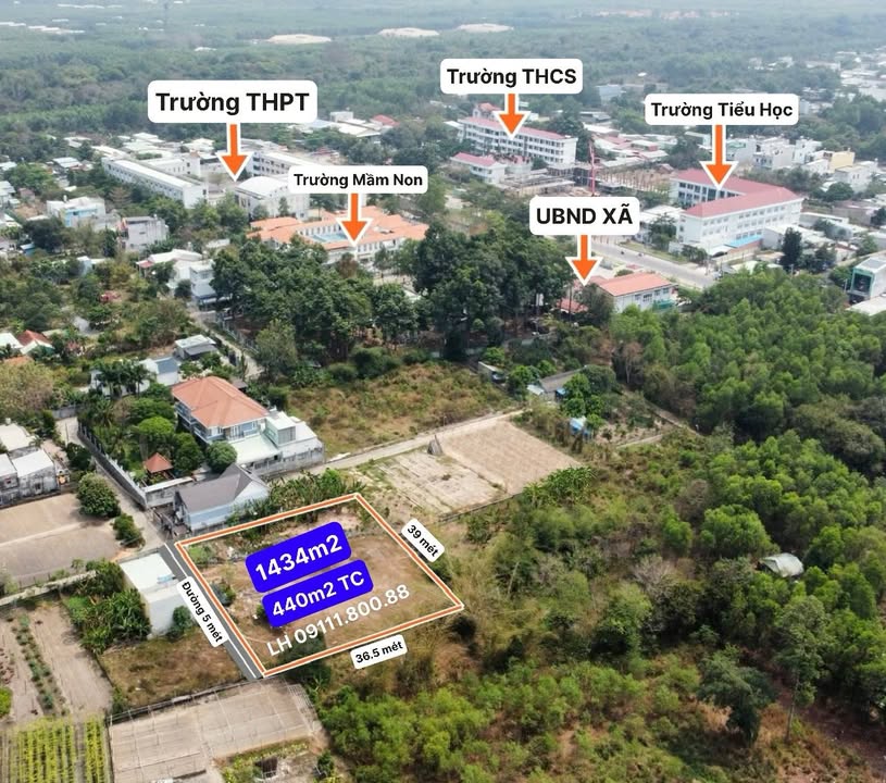 Đất nền Đại Phước 1434m² giá 13.6 tỷ - Vị trí đắc địa, thuận tiện đầu tư!