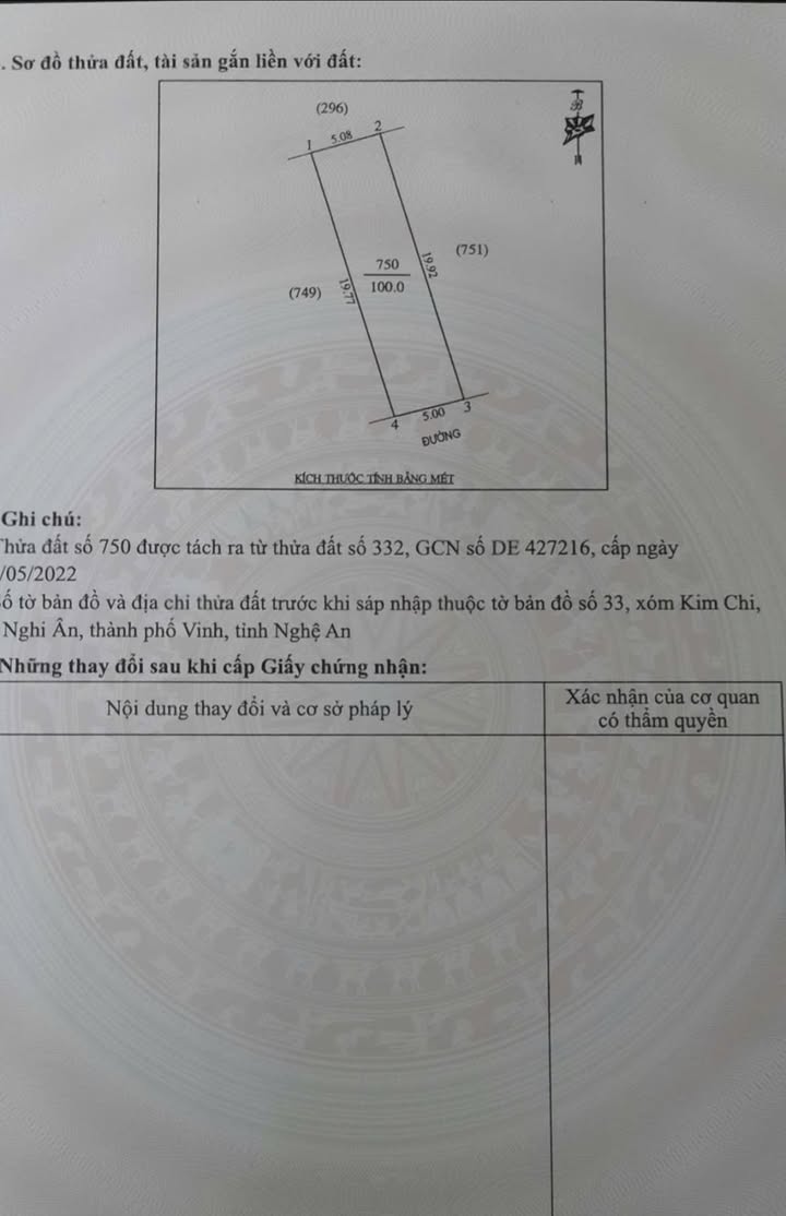 Đất nền Nghi Ân, TP Vinh 98m² giá 2.1 tỷ - Bìa nở hậu đẹp!