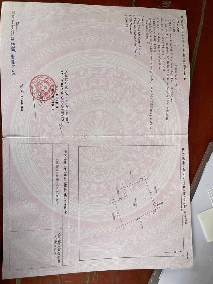 Đất nền Nghi Phong, Nghi Lộc 355m² giá 4.635 tỷ - Đầu tư sinh lời ổn định!