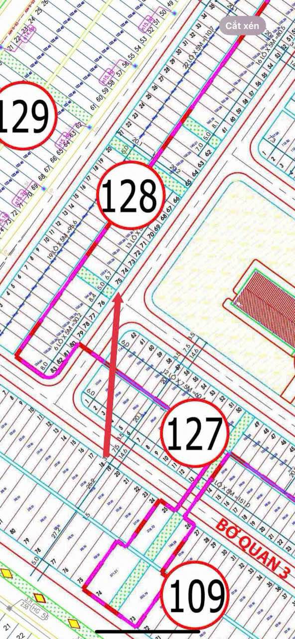 Đất nền Hoà Quý, Ngũ Hành Sơn, Đà Nẵng 133m² giá 7.6 tỷ - Lô kẹp vệt cây xanh thoáng đãng!