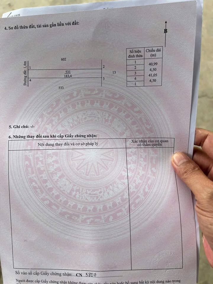 Đất thổ cư 183m² xã Tầm Vu, Châu Thành, Tây Ninh - Giá chỉ 250 triệu thương lượng!