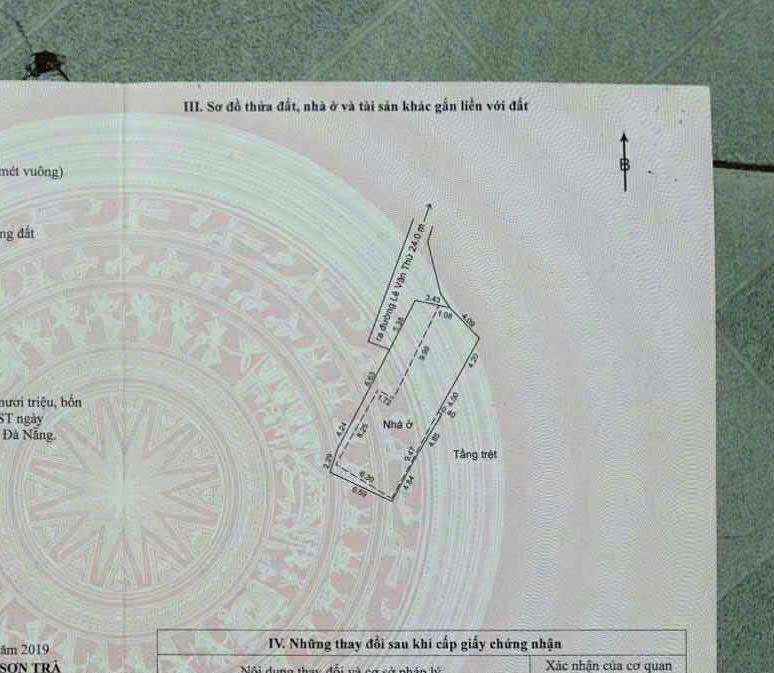 Đất nền đường Lê Văn Thứ, Sơn Trà 135m² giá 6 tỷ - Phù hợp xây trọ, căn hộ lưu trú!