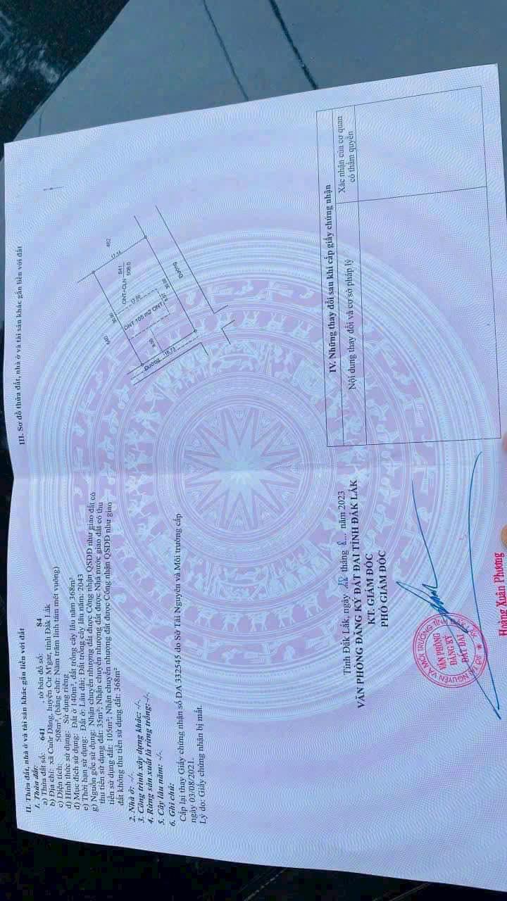 Đất góc 2 mặt tiền tại Cuôr Đăng, Cư M'gar - Diện tích 510m², giá 1.4 tỷ thương lượng