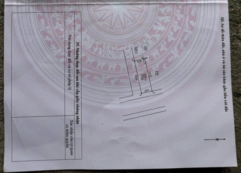 Đất nền An Khánh 77m² - Sổ đỏ chính chủ - Cơ hội đầu tư sinh lời!