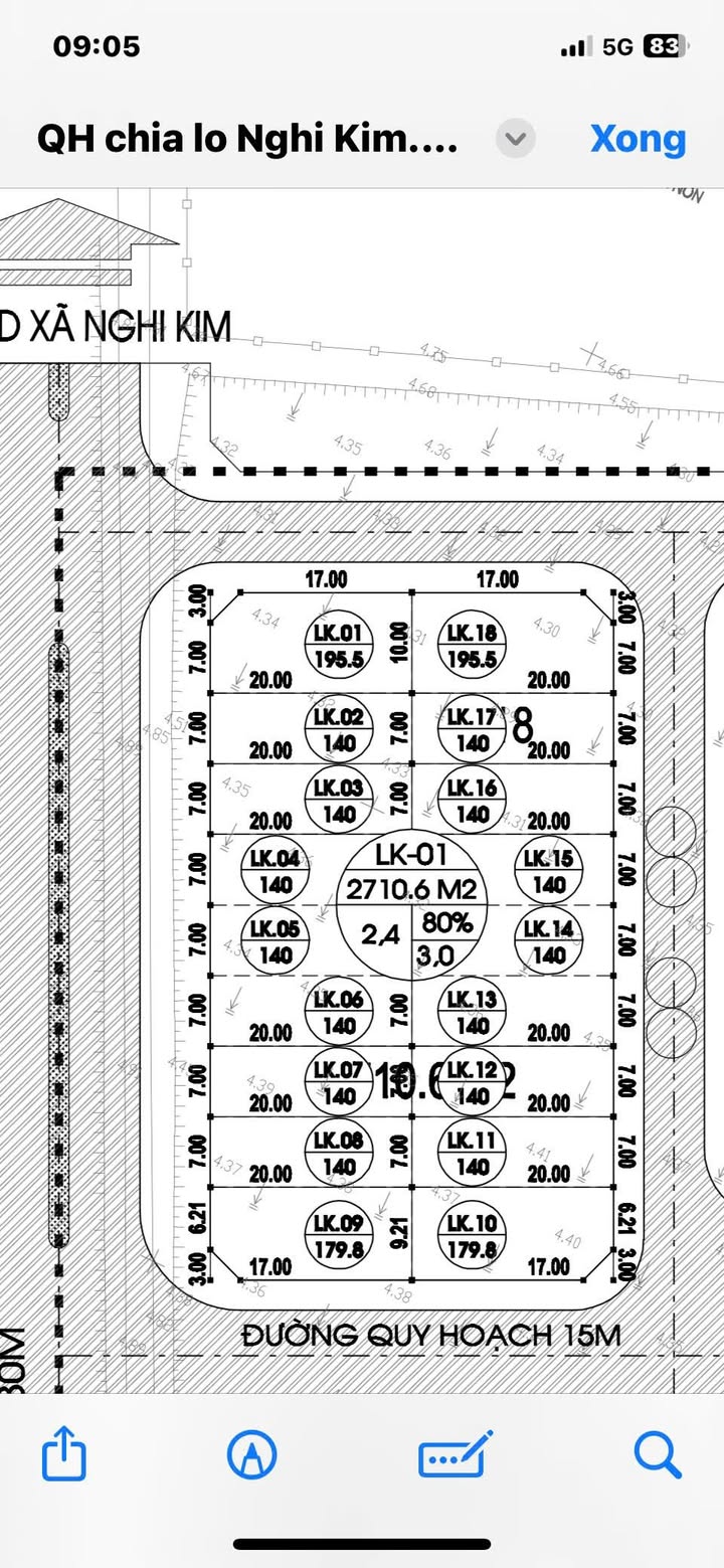 Đất nền Tecco Nghi Kim 140m² giá 4.x tỷ - Tiềm năng sinh lời cao!