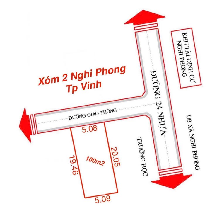 Đất nền Vinh Tân 100m² giá 2.15 tỷ - Chính chủ bán gấp!