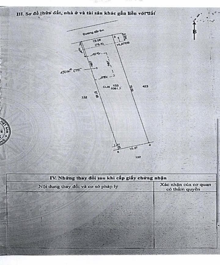 Đất nền đẹp tại KCN Rạch Bắp, Bến Cát - Diện tích 1050m² - Giá chỉ 5.8 tỷ!