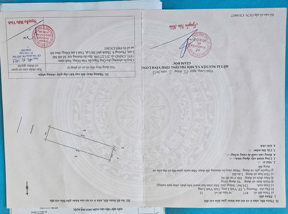 Đất nền khu dân cư Minh Linh, Vĩnh Long 124m² - Giá chỉ 1.6 tỷ, sổ hồng chính chủ!