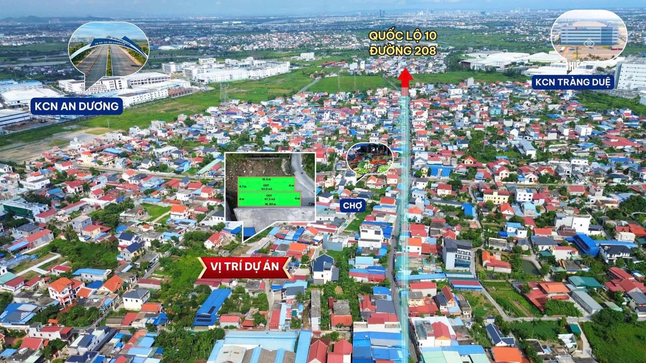Đất nền Hồng Phong An Dương 100m² giá 1.3 tỷ - Cơ hội đầu tư tuyệt vời!
