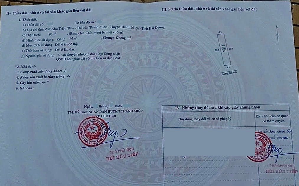 Lô đất đẹp tại Khu Trạm Bóng, Gia Lộc, Hải Dương 93m² giá 2 tỷ - Đầu tư sinh lời ngay!