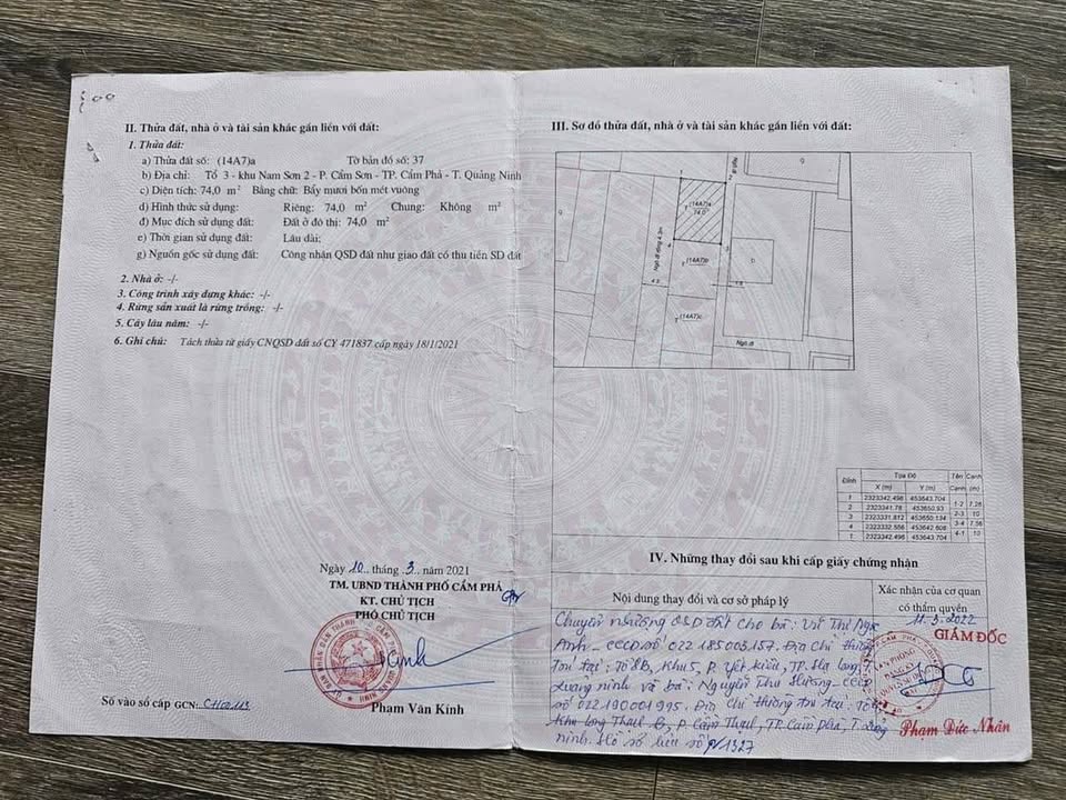 Đất nền Cẩm Sơn 74m² giá 1.1 tỷ - Cơ hội đầu tư tuyệt vời!