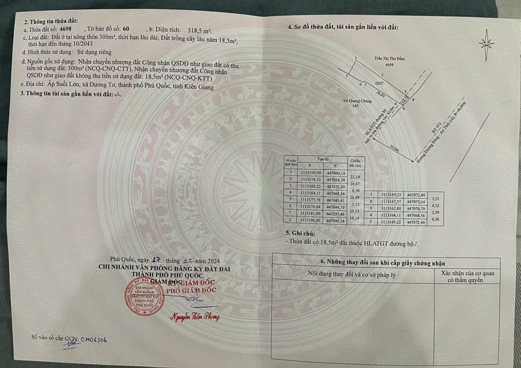 Đất nền Phú Quốc 380m² mặt tiền đường Nguyễn Văn Cừ - Đầu tư sinh lời cao!