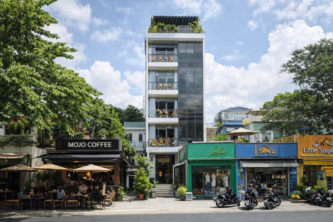 Cho thuê tòa nhà văn phòng mặt tiền Thảo Điền 85m² giá 150 triệu - Vị trí đắc địa cho kinh doanh!