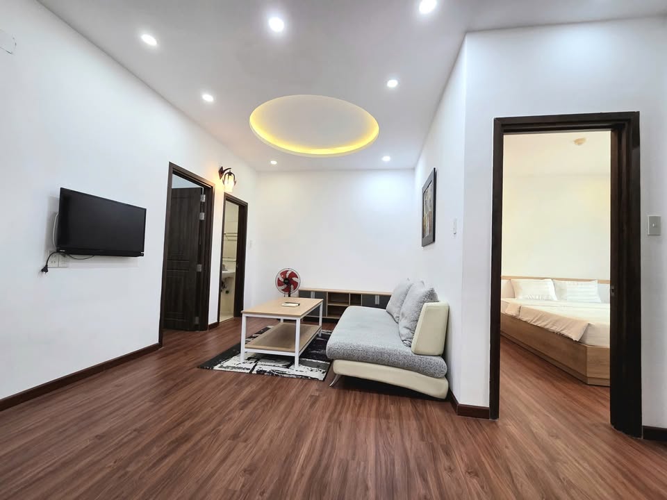 Căn hộ Mường Thanh Nha Trang 55m² giá 13 triệu - Tiện nghi đầy đủ, tầng cao thoáng mát!
