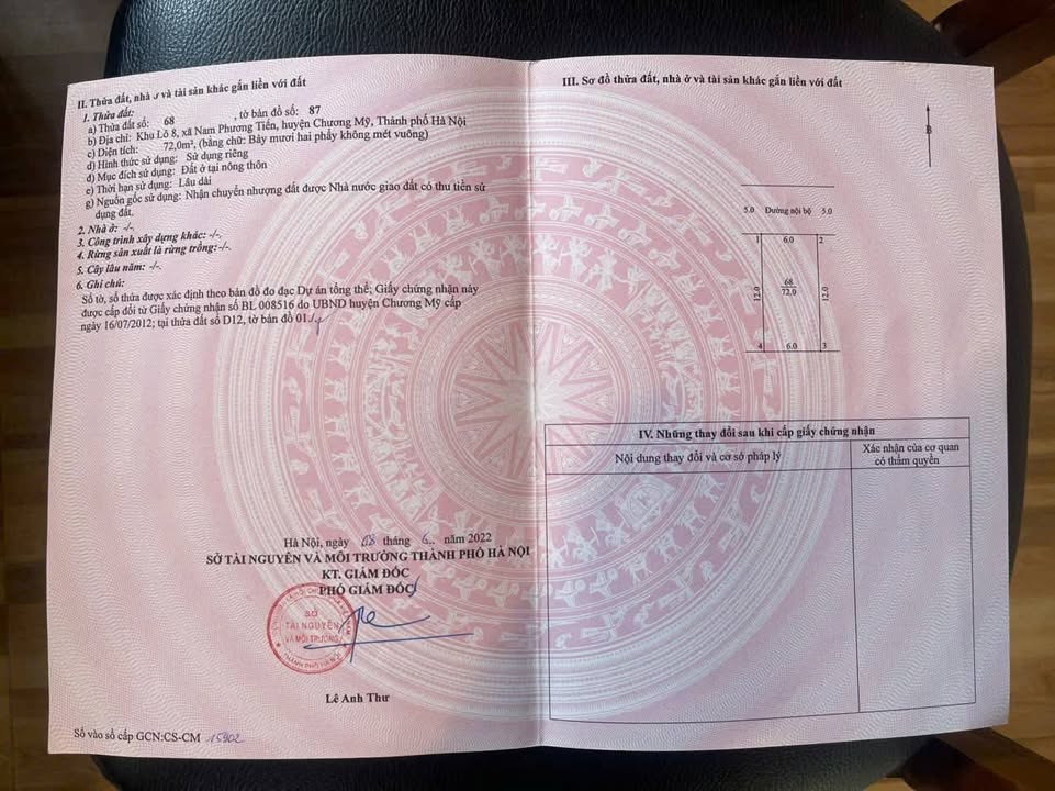 Đất đấu giá 72m² Xuân Mai, Chương Mỹ - Đầu tư sinh lời chỉ 2 tỷ!