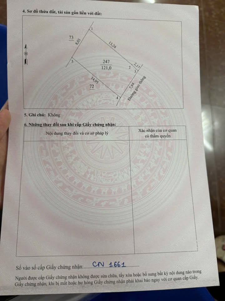 Đất thổ cư Sông Lô, Thanh Miếu, Việt Trì 121m² - Đầu tư sinh lời ngay!