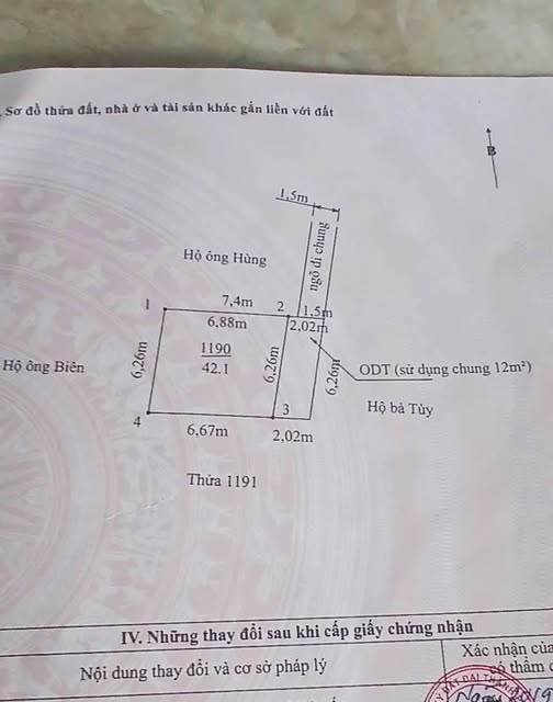 Đất thổ cư Tràng Cát - Hải An 42,1m² giá thỏa thuận - Sổ đỏ chính chủ!