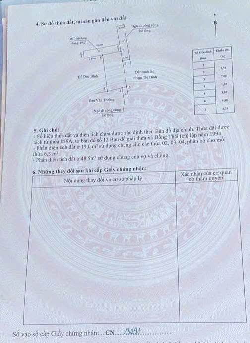 Đất liền kề Đồng Thái, Hải Phòng 48m² giá 1.3 tỷ - Sổ đỏ chính chủ!