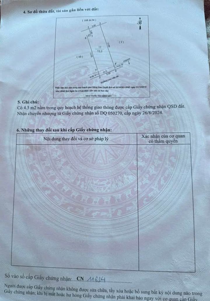 Nhà 3 tầng mặt đường Chu Văn An Vinh 72m² giá 7,xx tỷ - Kinh doanh thuận lợi!