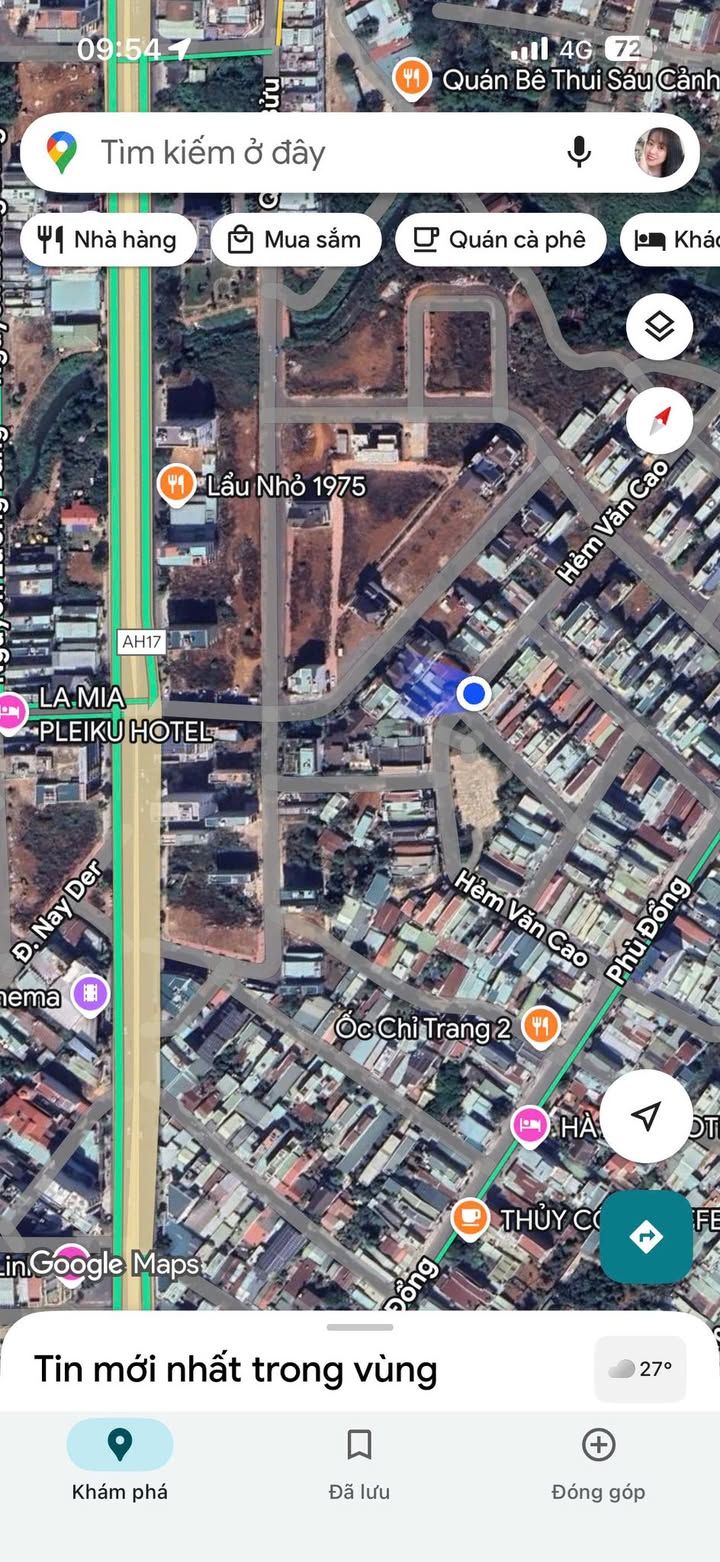 Nhà mặt tiền Tô Hoài, Pleiku 87.5m² giá 2.8 tỷ - Đầu tư sinh lời ngay!